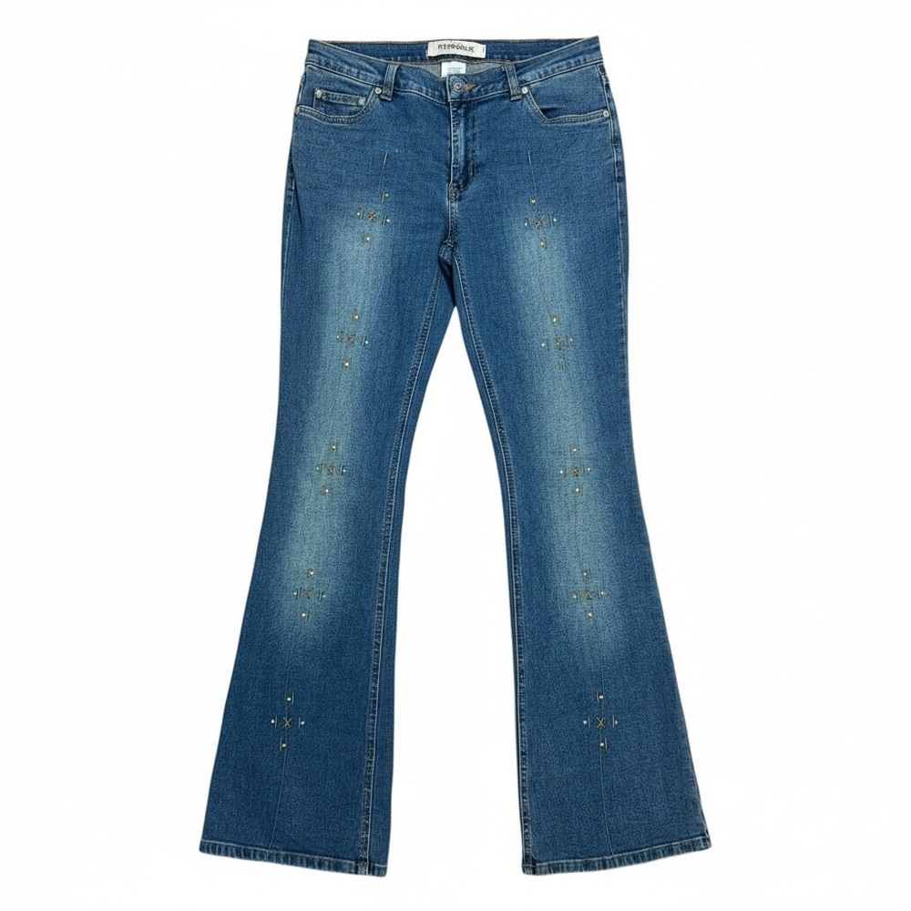 Hydraulic Women’s Bootcut Jeans | Size 9/10 | Embellished Stretch Denim - Picture 4 of 11